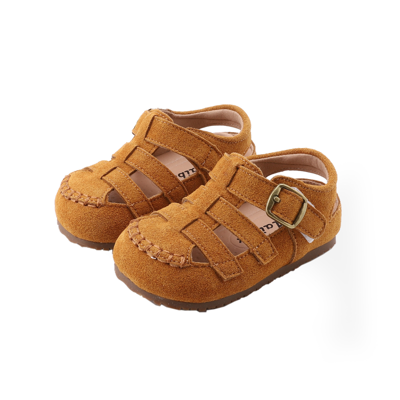 Dječje sandale s mekom potplatom i protukliznim dnom, za 10 mjeseci–3 godine, proljetni stil, kožne gladiator sandale, unisex