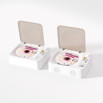 Bayin Box CD prehrávač s Bluetoothom, obojsmerný, stolný multifunkčný USB zvukový prehrávač s prispôsobením
