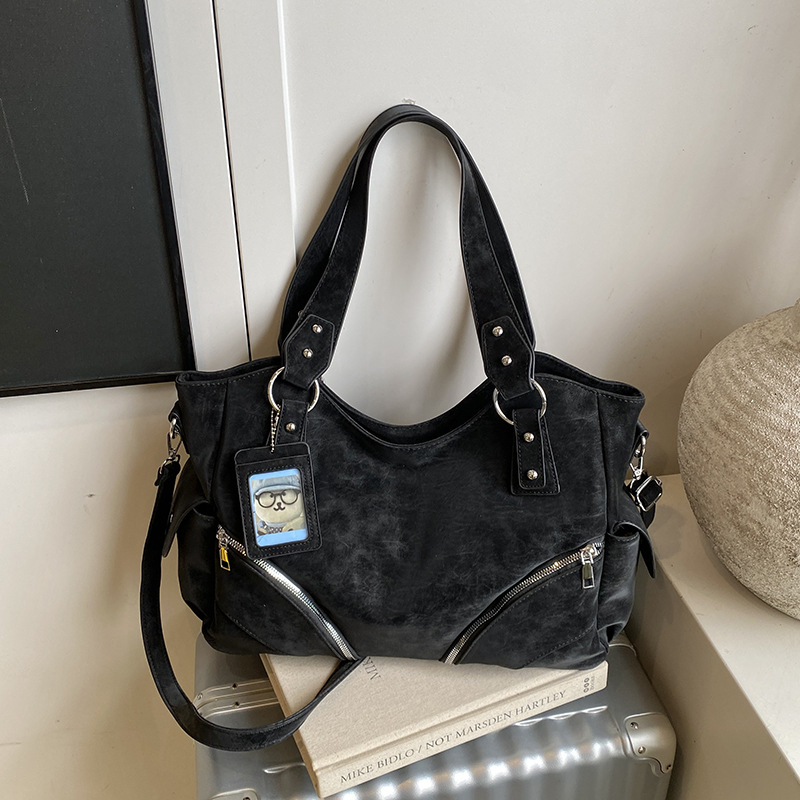Korejska tote torba velikog kapaciteta za žene, 2025 – svestrana svakodnevna torba za rame i crossbody s retro dizajnom