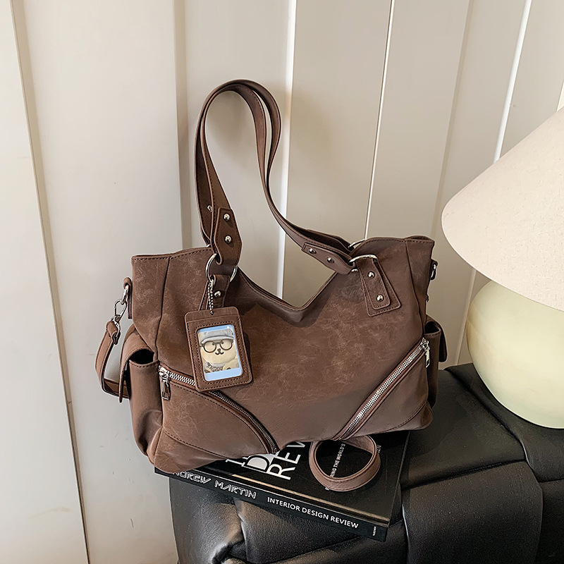 Korejska tote torba velikog kapaciteta za žene, 2025 – svestrana svakodnevna torba za rame i crossbody s retro dizajnom
