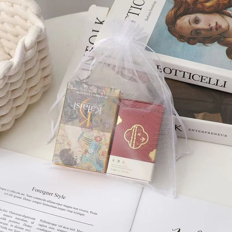 Mrežasta vrećica s vrpcom za aromatične vrećice, sapun i nakit