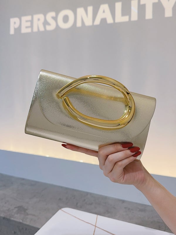PU kožna clutch torbica za žene – večernja torbica za zabave, luksuzan dojam