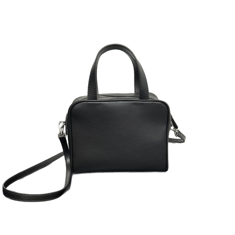 Ray — minimalistička mala kvadratna kožna torbica s crossbody remenom, torba za fotoaparat