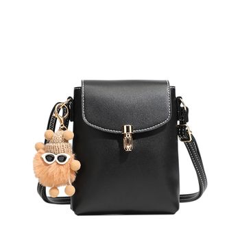 Ženska PU mini crossbody torba, mali kvadratni oblik, gradski minimalistički stil, jesen-zima 2024