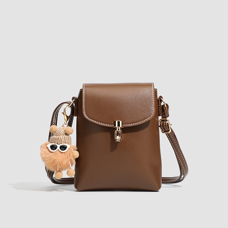 Ženska PU mini crossbody torba, mali kvadratni oblik, gradski minimalistički stil, jesen-zima 2024