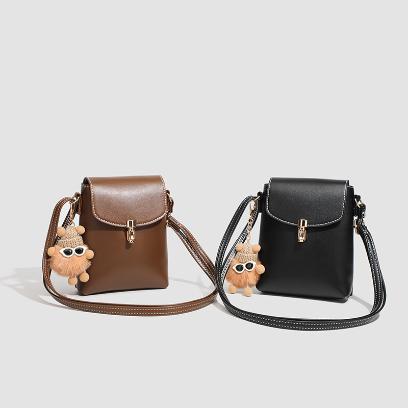 Ženska PU mini crossbody torba, mali kvadratni oblik, gradski minimalistički stil, jesen-zima 2024
