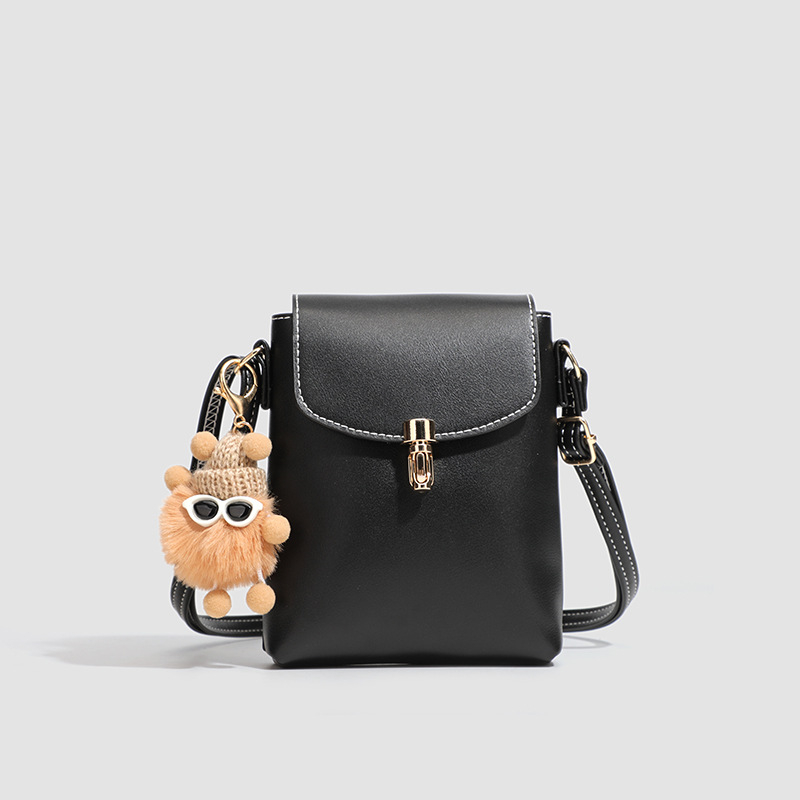 Ženska PU mini crossbody torba, mali kvadratni oblik, gradski minimalistički stil, jesen-zima 2024