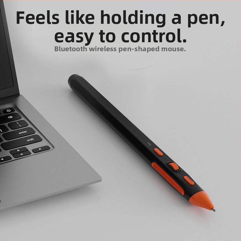 Promi Type-C Bluetooth bezdrôtová myš vo forme pera, 2‑v‑1 PPT prehliadanie strán, pre stolný počítač a notebook