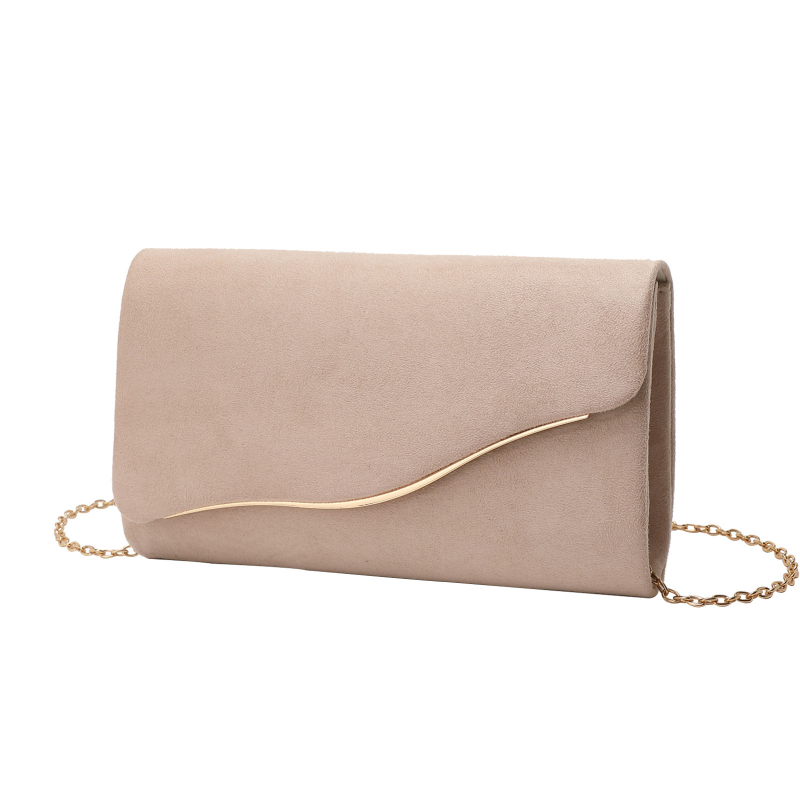 Ženska večernja torbica s lančanim kaišem – elegantan clutch za banket