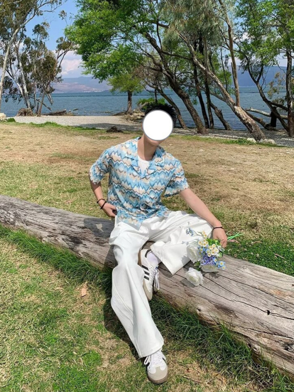 Unisex košulja za odmor u retro stilu, kratki rukav, ležeran kroj, havaijski stil