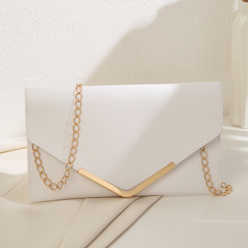 Ženska večernja torbica s lancem, mini kvadratnog oblika, ručno nošenje i remen za rame ili crossbody