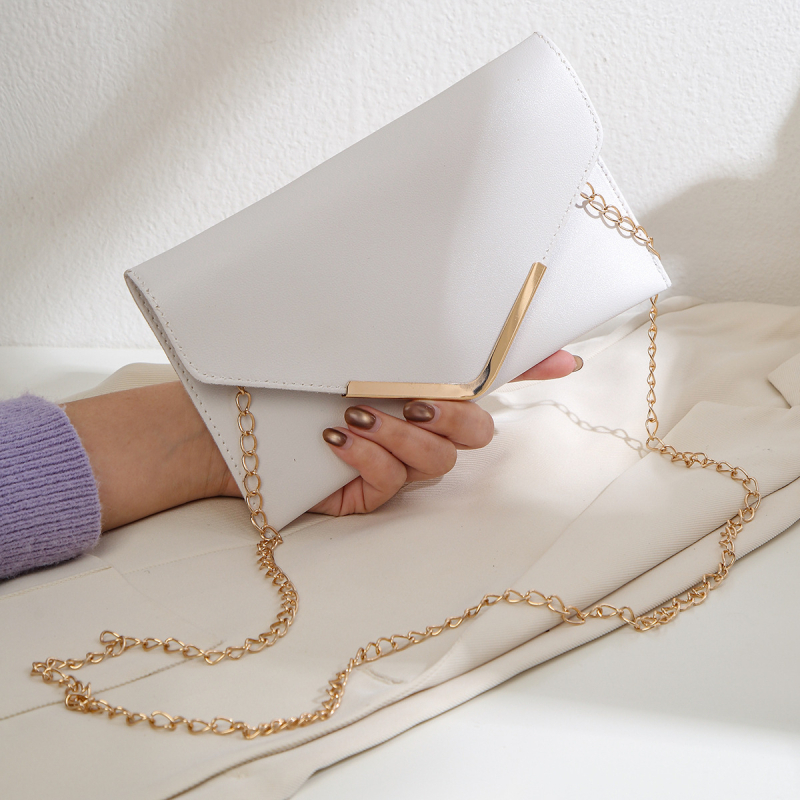Ženska večernja torbica s lancem, mini kvadratnog oblika, ručno nošenje i remen za rame ili crossbody