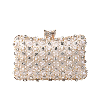 Glamurozna dekorativna ženska clutch torbica, večernja torba za formalne događaje, europska i američka moda 6888-B
