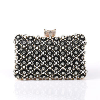Glamurozna dekorativna ženska clutch torbica, večernja torba za formalne događaje, europska i američka moda 6888-B