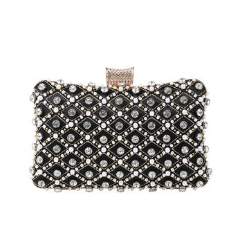 Glamurozna dekorativna ženska clutch torbica, večernja torba za formalne događaje, europska i američka moda 6888-B