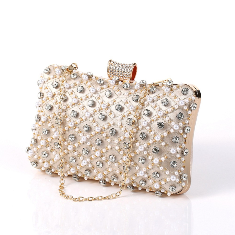Glamurozna dekorativna ženska clutch torbica, večernja torba za formalne događaje, europska i američka moda 6888-B