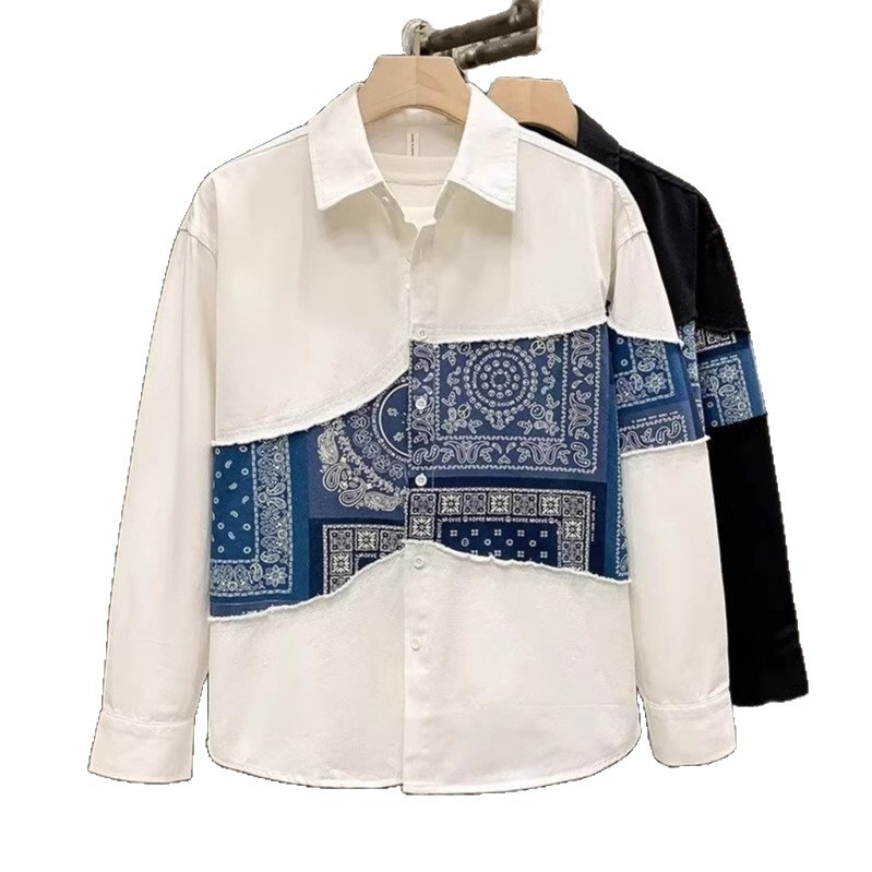 Férfi patchwork mintásing tavasz–őszre, modern stílusú, kiváló minőségű
