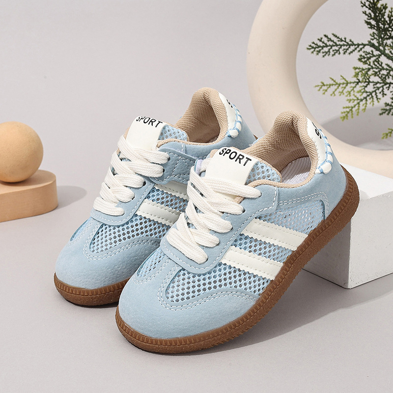 Dječje sportske tenisice 2026 proljeće–ljeto, prozračni mrežasti gornji dio, Velcro kopčanje, mekana potplata – Forrest Gump stil, unisex