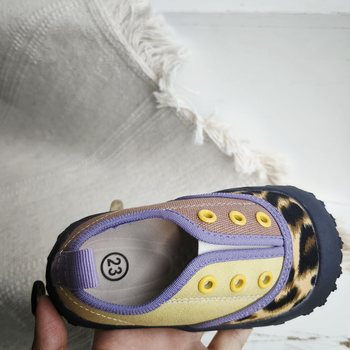 2025 Dječje tenisice s kontrastnim blokovima boja, kariranim uzorkom, slip-on, mekana potplata, platnene tenisice, unisex