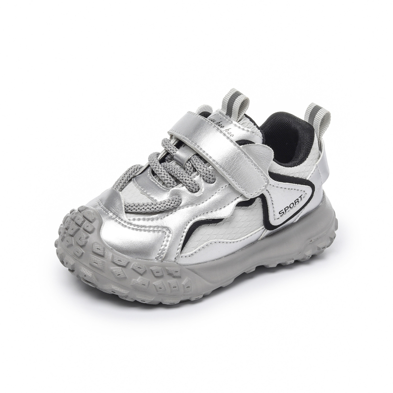 Djeca tenisice s Velcro trakom, protuklizne, proljeće–jesen, casual Dad Shoes stil, mekom potplatom