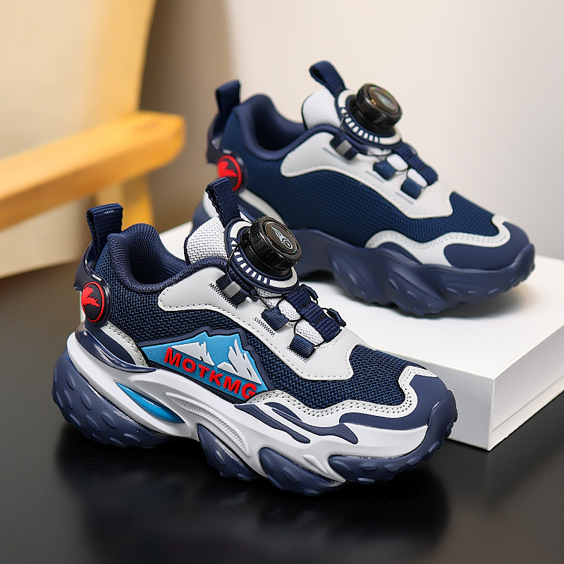 Dječje tenisice s mrežicom, prozračne, proljeće 2026, unisex, protuklizna potplat, sportski stil dad sneakers