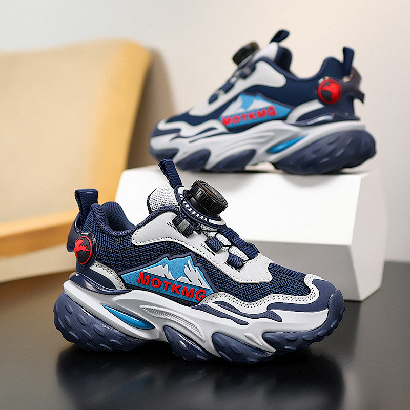 Dječje tenisice s mrežicom, prozračne, proljeće 2026, unisex, protuklizna potplat, sportski stil dad sneakers