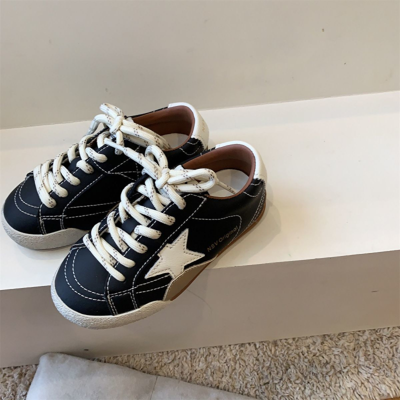 Retro dječje tenisice sa zvjezdicom, niski profil, unisex, s Velcro zatvaračem, svakodnevni stil, jesen 2026.