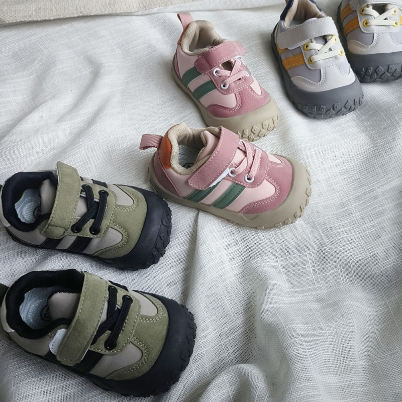Dječje sportske tenisice s Velcro kopčom, unisex, mikrovlaknasta koža, gumena potplat, protuklizne, tople i izdržljive, za zimu, proljeće i jesen, uzrast 7–16 godina