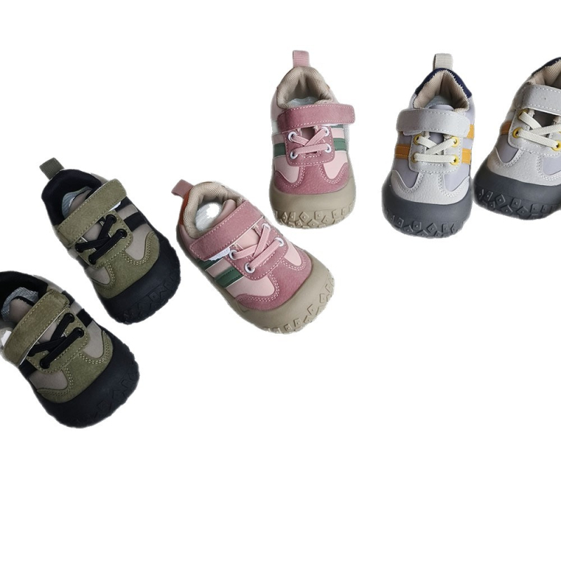 Dječje sportske tenisice s Velcro kopčom, unisex, mikrovlaknasta koža, gumena potplat, protuklizne, tople i izdržljive, za zimu, proljeće i jesen, uzrast 7–16 godina