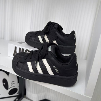 Dječje tenisice od prave kože s retro shell-toe, bijele, unisex stil, korejski stil, modno i svestrano – proljeće 2026