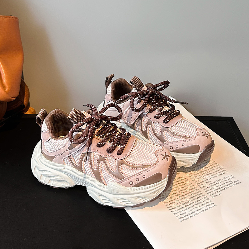 Dječje tenisice s mrežicom za jesen, protuklizne, unisex za dječake i djevojčice, stil dad shoes