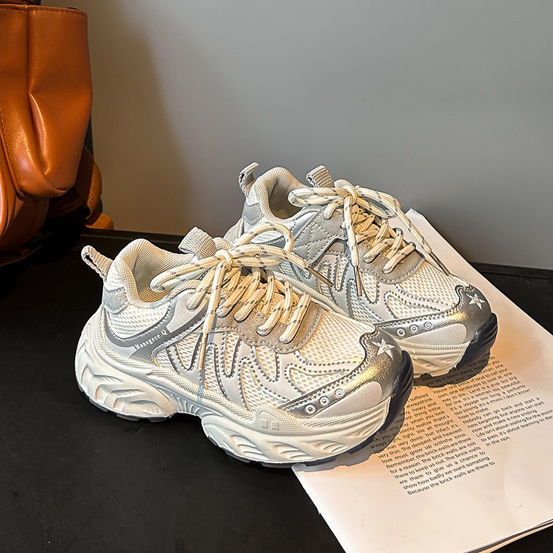 Dječje tenisice s mrežicom za jesen, protuklizne, unisex za dječake i djevojčice, stil dad shoes