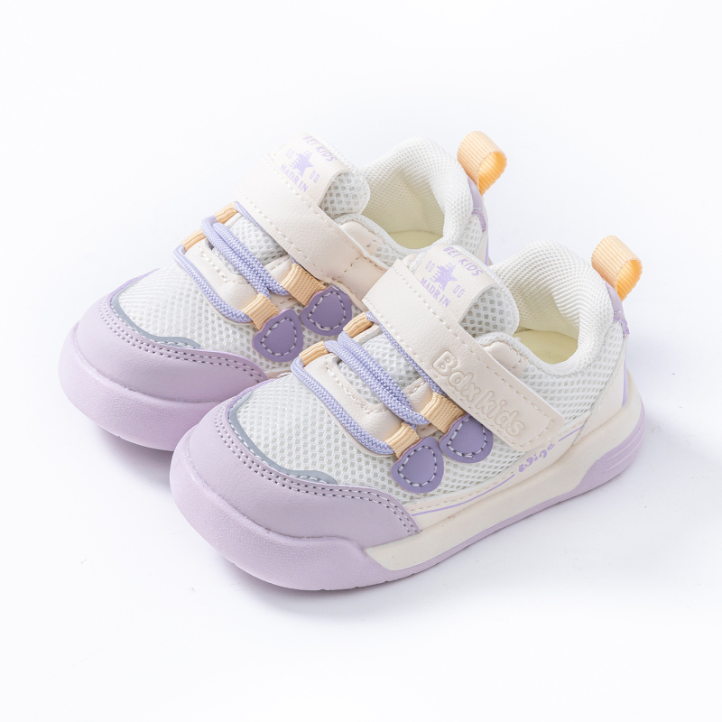 Cipele za hodanje za bebe i malu djecu - proljeće 2026, protuklizna mekana potplata, mrežasti gornji dio, Velcro zatvaranje, unisex, unutarnja obuća, za dob 6–36 mjeseci
