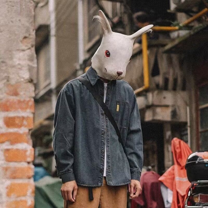 Férfi denim dzseki-ing laza szabású, Hongkongi stílus, mindennapi viselet, hosszú ujjú, 2025 tavasz–ősz