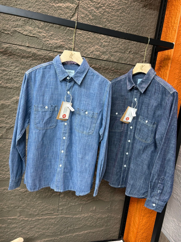 Muška denim košulja s dugim rukavima, korejskog stila, moderni ležerni komad Harajuku stila