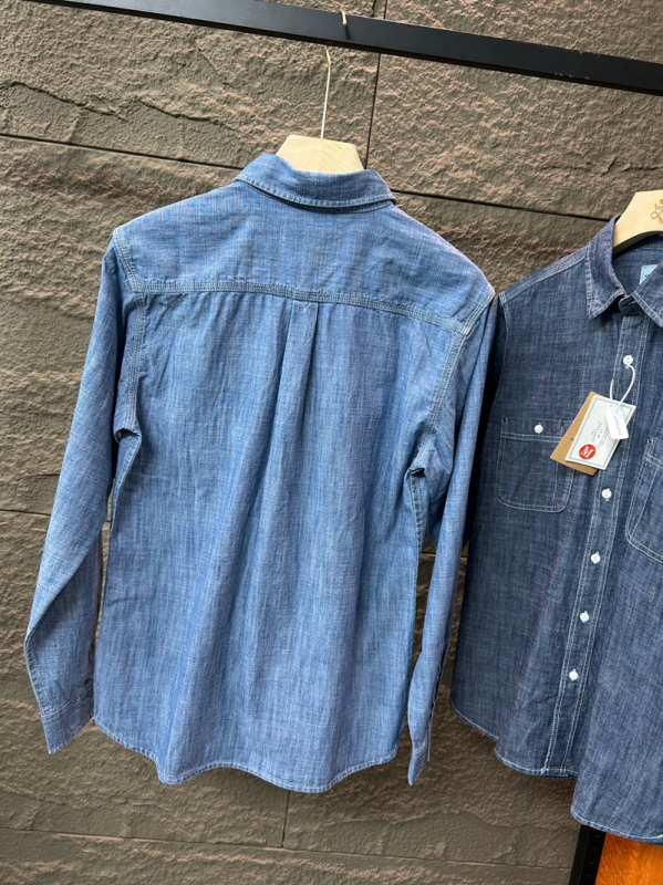 Muška denim košulja s dugim rukavima, korejskog stila, moderni ležerni komad Harajuku stila