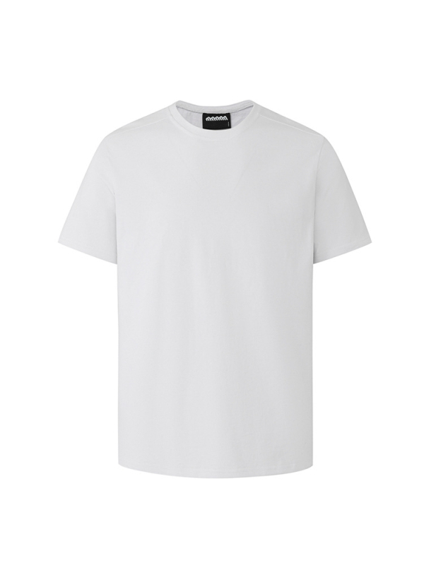 MYQ Muška ljetna ležerna majica kratkih rukava s okruglim izrezom, korejski stil Cleanfit