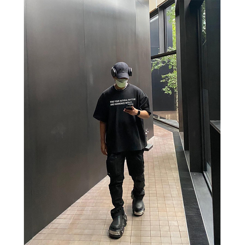 FAR ARCHIVE VIBE Nišna streetwear marka američko ljeto 100% pamuk slobodan kroj muška majica s kratkim rukavima
