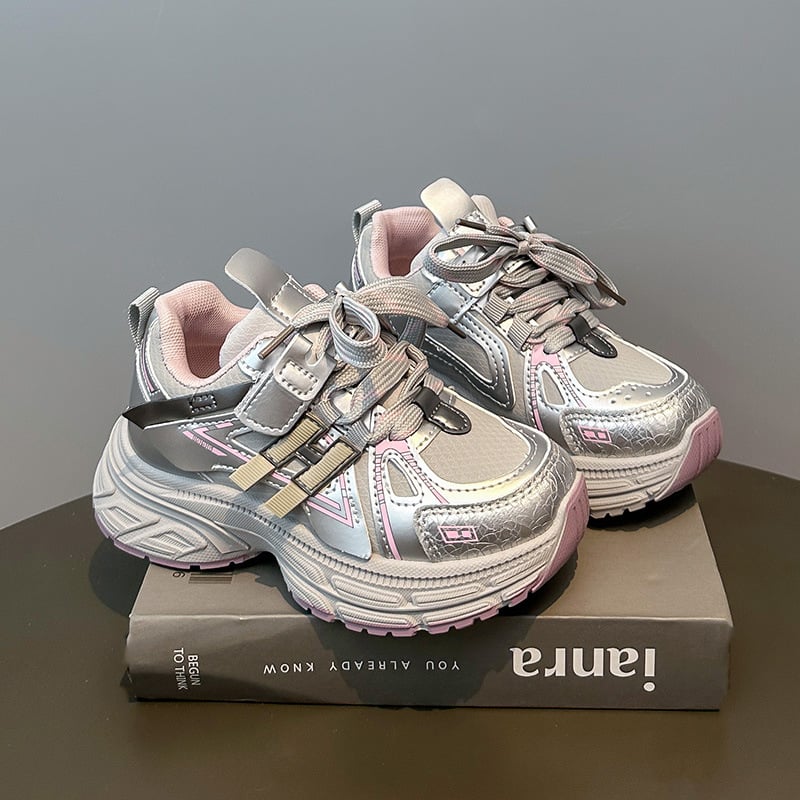 Dječje tenisice 2026 – moderne chunky tenisice za jesen, unisex, s printom slova