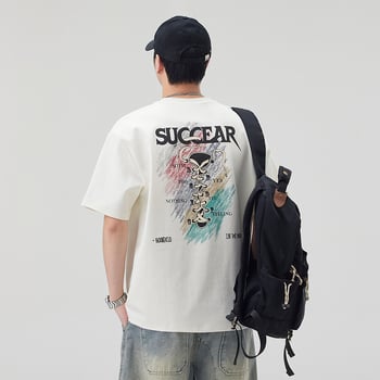 Muško ljetno T-shirt s kratkim rukavima, 2025 novi trend, slobodan kroj, 3D ispis, casual top