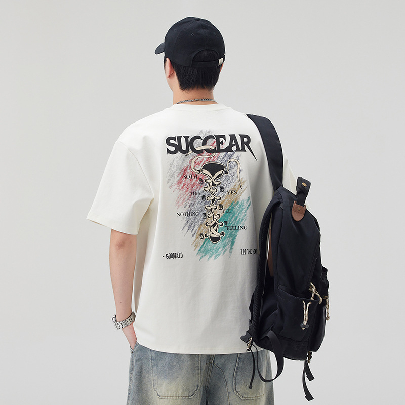 Muško ljetno T-shirt s kratkim rukavima, 2025 novi trend, slobodan kroj, 3D ispis, casual top
