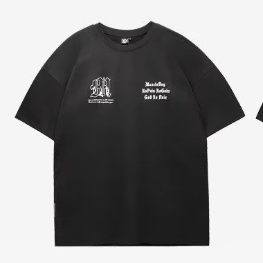 Muški kratkih rukava T-shirt u korejskom stilu, ljeto 2024, udoban kroj, okrugli izrez, otisak, casual komad