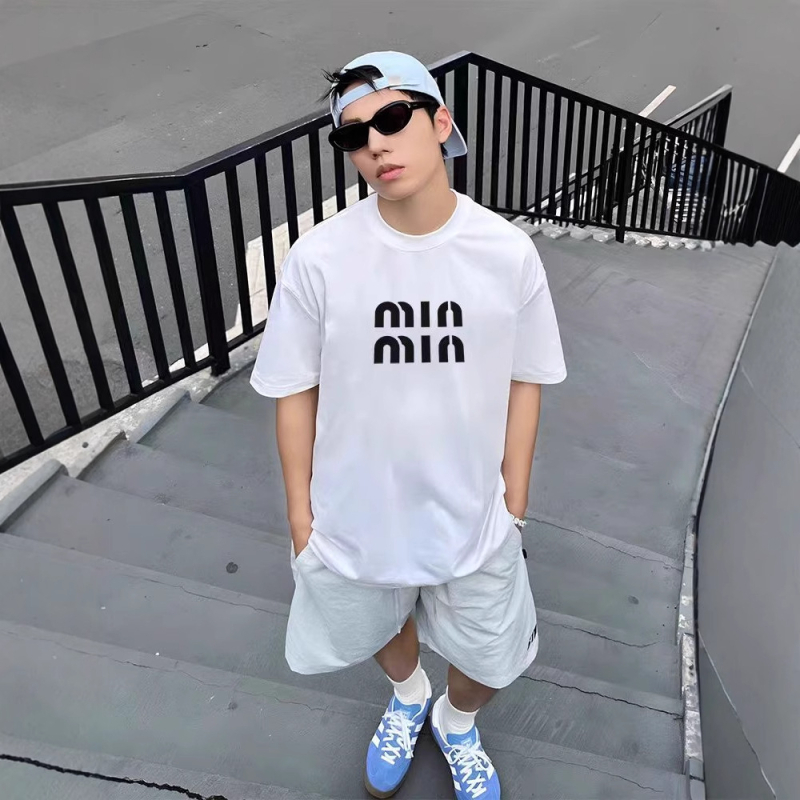 We11 Ανδρικό T‑shirt με εκτύπωση γραμμάτων Wellmiki, χαλαρή γραμμή, κοντό μανίκι, βαμβακερό, καλοκαίρι