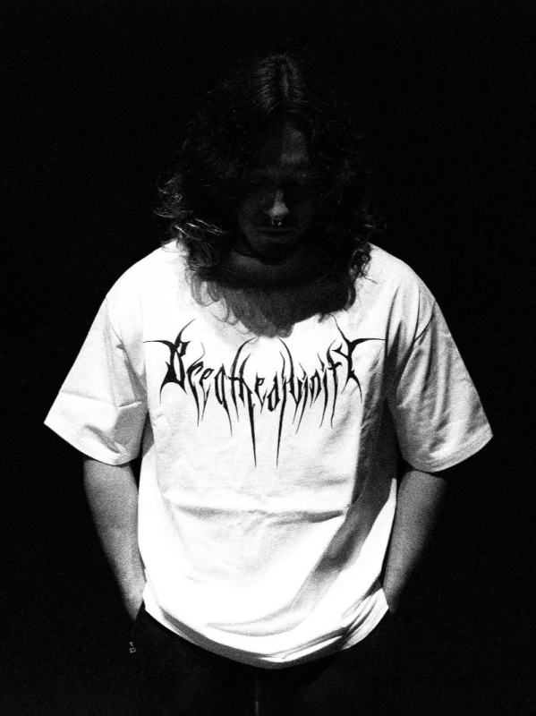 Breathedivinity BD, αμερικανική μάρκα streetwear, Diablo στυλ, άνετη γραμμή, Plus Size, αντρικό βαμβακερό T-shirt με κοντά μανίκια, εκτύπωση κρανίο-διάβολος