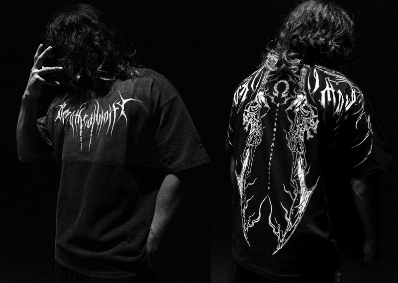 Breathedivinity BD, αμερικανική μάρκα streetwear, Diablo στυλ, άνετη γραμμή, Plus Size, αντρικό βαμβακερό T-shirt με κοντά μανίκια, εκτύπωση κρανίο-διάβολος