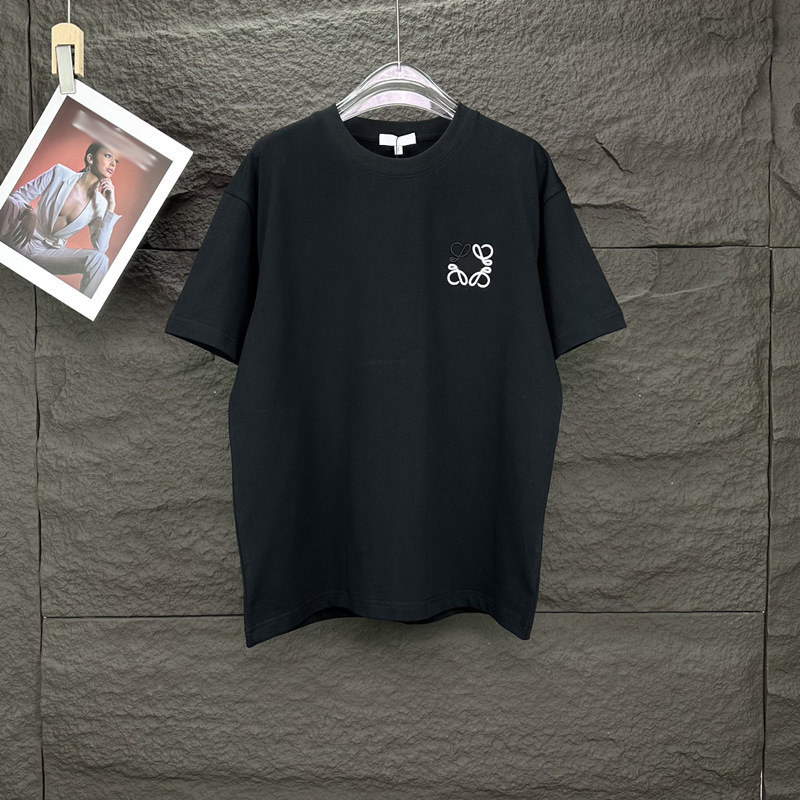Muški T-shirt kratkih rukava od teškog materijala, s izvezenim motivom, ležernog kroja, okrugli izrez, američki streetwear