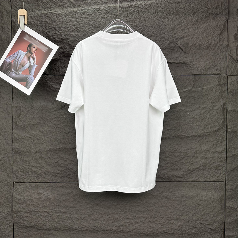 Muški T-shirt kratkih rukava od teškog materijala, s izvezenim motivom, ležernog kroja, okrugli izrez, američki streetwear