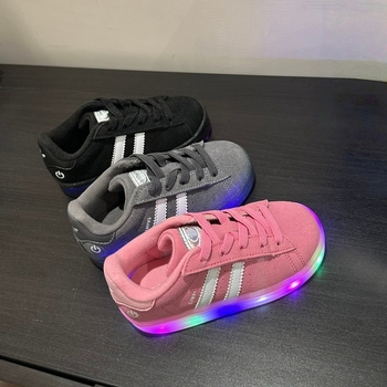 Dječje tenisice s LED svjetlima, AJ1 stil, s Velcro trakom, lagane svakodnevne tenisice