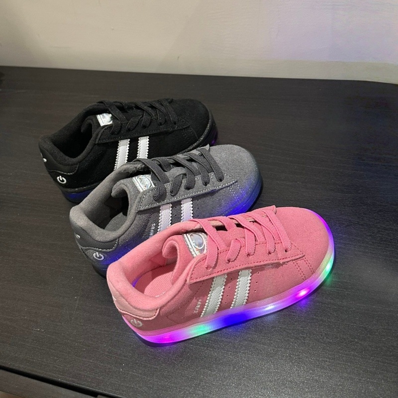 Dječje tenisice s LED svjetlima, AJ1 stil, s Velcro trakom, lagane svakodnevne tenisice