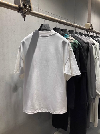 Ανδρικό καλοκαιρινό T‑shirt με εκτύπωση φτερού παγωνιού, υψηλής ποιότητας ραφή, κοντά μανίκια, στρογγυλός λαιμός, καθημερινό άνετο